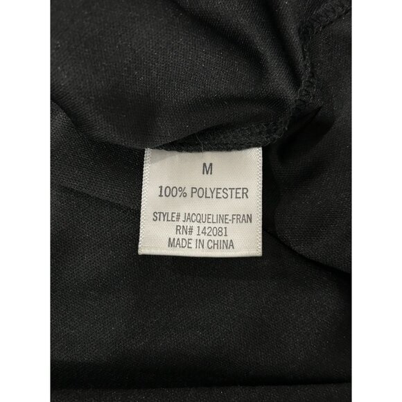 Blue Rain Floral Slip Dress Black Red Sz Medium Y2K - Picture 6 of 9